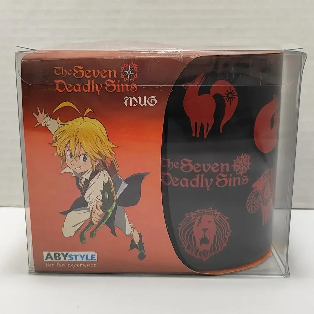 ABYstyle USA The Seven Deadly Sins Emblems 16OZ Ceramic Mug